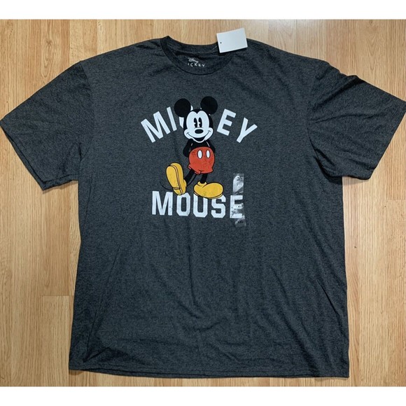 Disney Other - Disney Mickey Mouse Men’s Classic T Shirt Gray Size XXL NEW With Tags